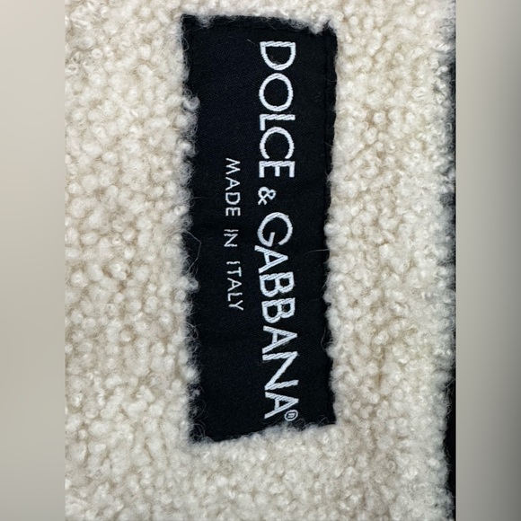 Dolce & Gabbana man jacket with genuine sheepskin Shearling, Size 52 - Picture 5 of 11